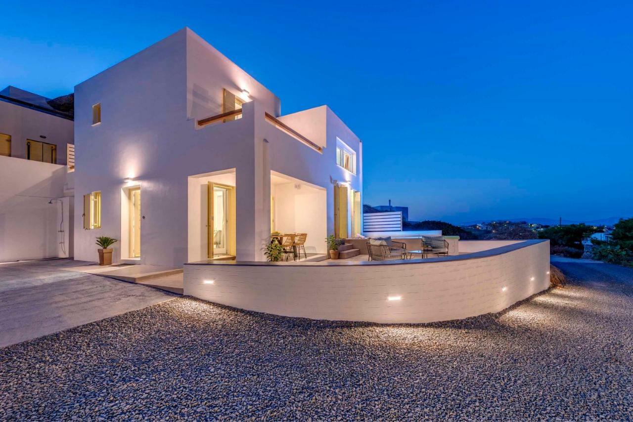 Villa Alba In Syros With Private Jacuzzi Azolimnos Exterior photo