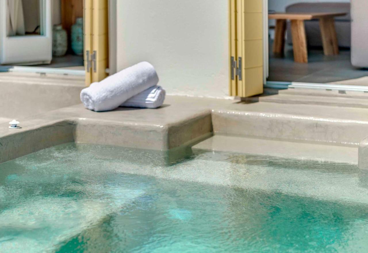 Villa Alba In Syros With Private Jacuzzi Azolimnos Exterior photo